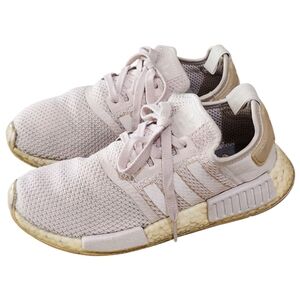 Adidas Pink Sneakers with Breathable Knit Upper Size 7.5